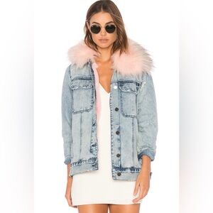 BLANK NYC Distressed Jean Jacket